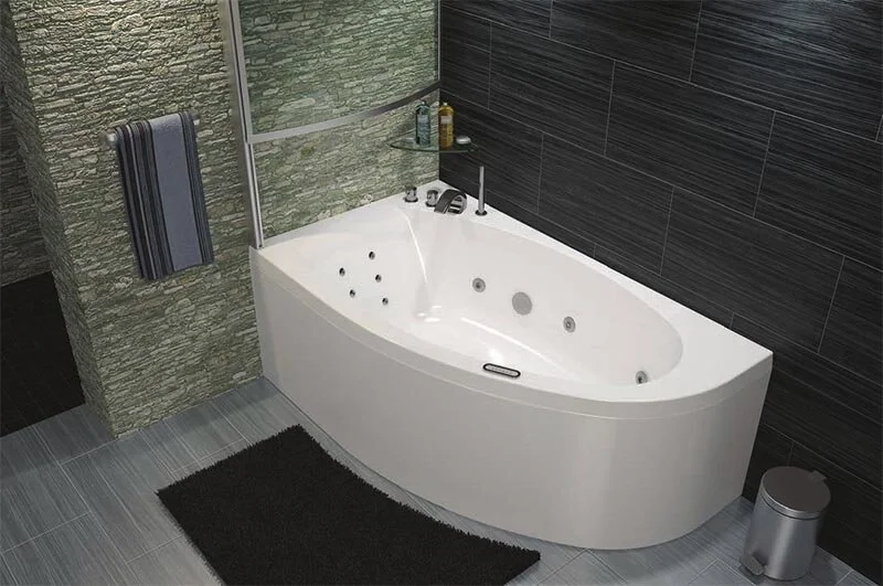 Акриловая ванна Eurolux Bergamy, 160 х 90 см, белая, L/R - фото 3