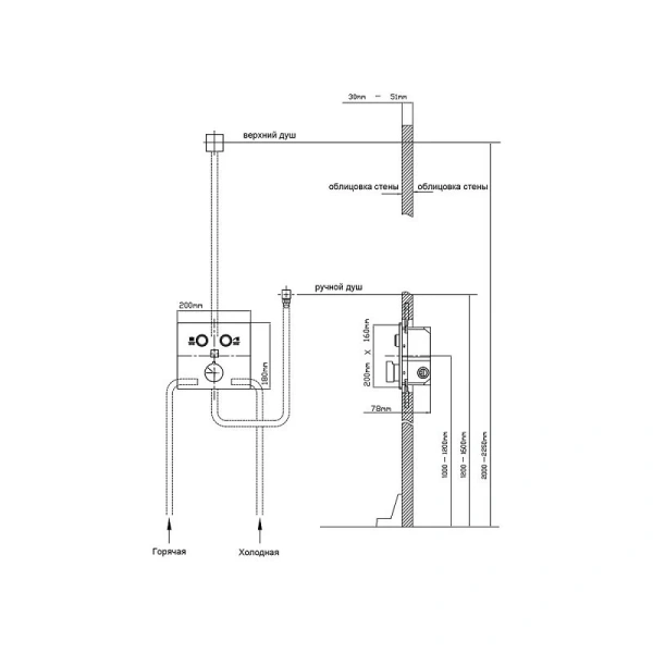 Душевой комплект Vincea VSFW-4212 встраиваемый index_1 - фото 6