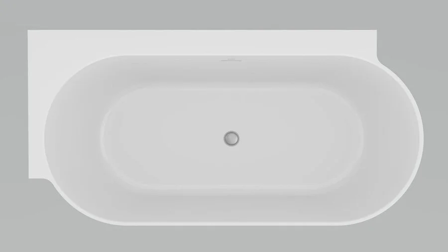 Ванна акриловая Ravak Freedom Corner II TEC L/P CC91000000/CC81000000, 175 x 86 см, белая, слив-перелив хром, левая/правая - фото 1