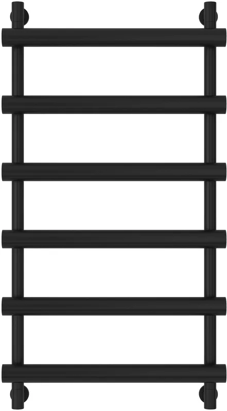 Полотенцесушитель водяной Сунержа Атлант 50х100 см черный матовый, для систем горячего водоснабжения, для систем отопления, с нижним подключением - фото 5