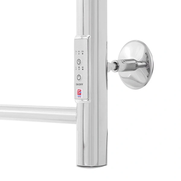 Полотенцесушитель электрический Energy Round 40x90 см хром - фото 4