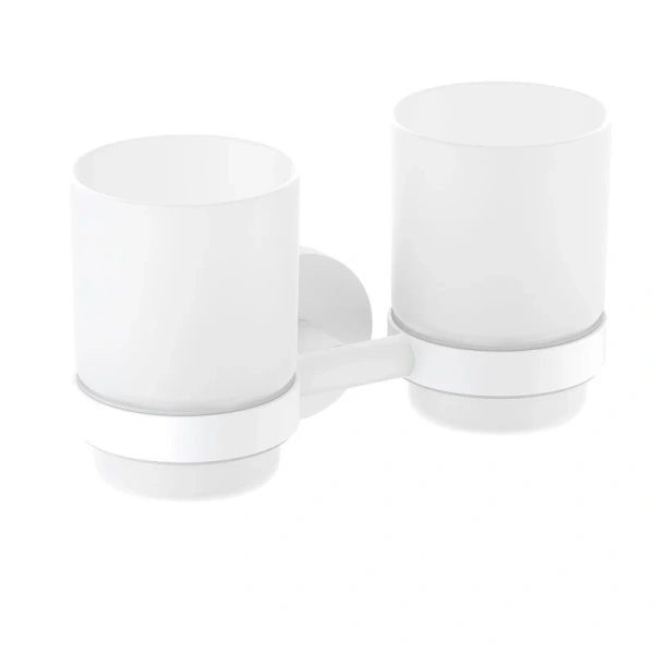 Стакан для ванной Timo Saona белый матовый - фото 1