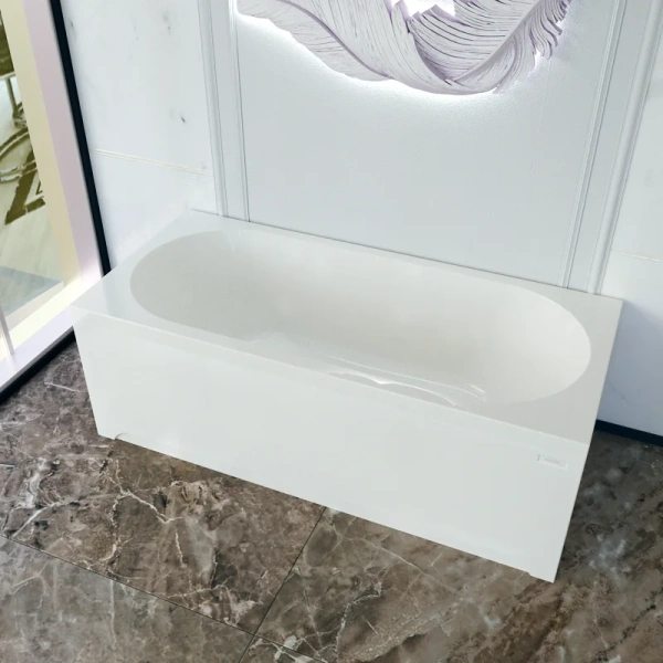 Гидромассажная ванна Радомир Вальс 1-83-2-0-0-195, 200 x 100 см, рама-подставка, фронтальная панель, слив-перелив, гидромассаж Люкс хром КУ 500, датчик уровня воды, turbo pool, озонатор, хромотерапия, радио, массаж спины, ступней, боковых поверхностей, аэ, с гидромассажем - фото 5