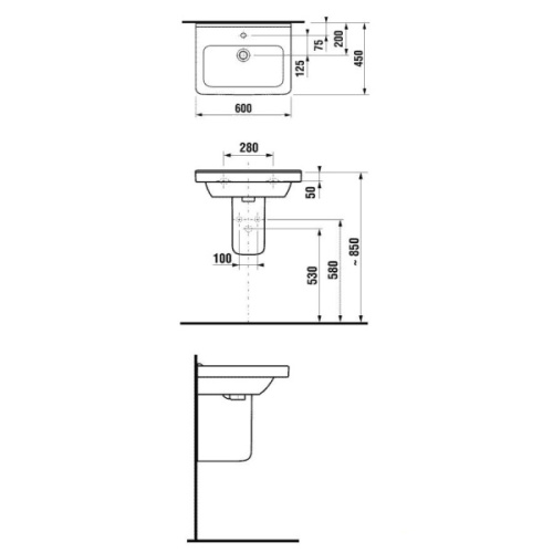 Раковина Jika Cubito 810423 - фото 3