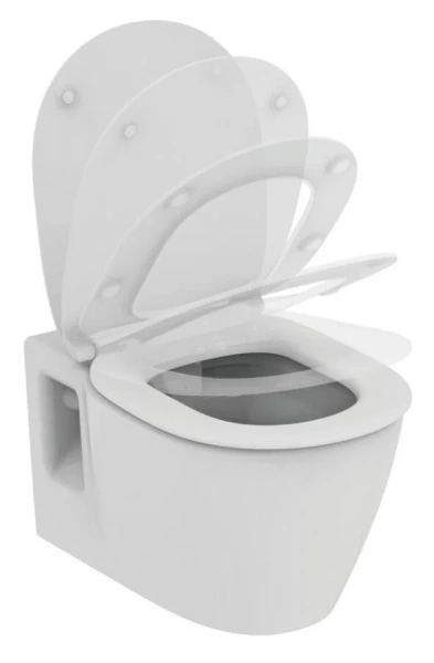 Унитаз подвесной Ideal Standard Connect безободковый с сиденьем микролифт - фото 3