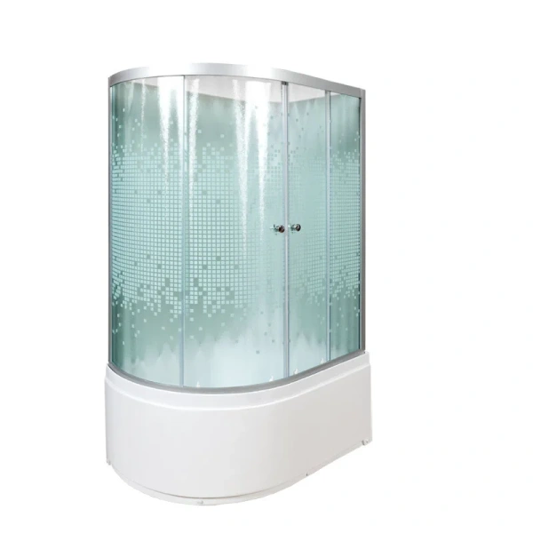 Душевая кабина Deto L920 120x80 см без крыши, с высоким, глубоким поддоном, глубокий поддон - фото 3