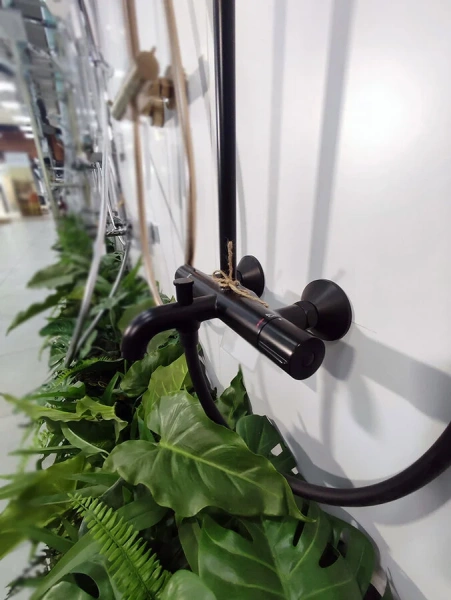 Душевая стойка Hansgrohe Vernis Blend с термостатом, со смесителем - фото 8