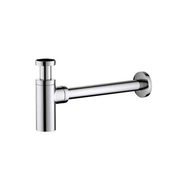 Сифон для раковины Акватек бутылочный хром - фото 1