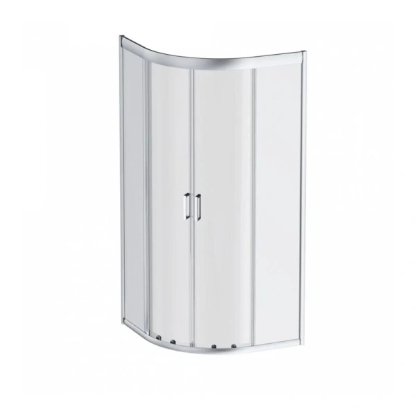  Душевой уголок Am.Pm Gem 100х100 см профиль матовое серебро - фото 1