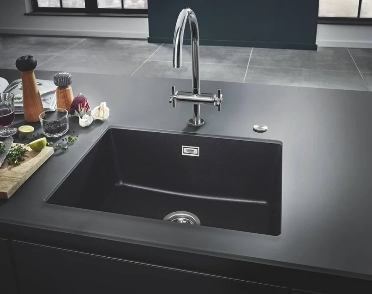 Мойка для кухни Grohe K700U 61 см композитная, без крыла - фото 7