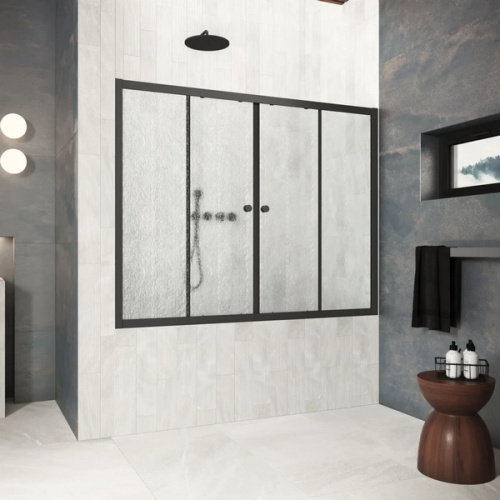 Душевая шторка на ванную стекло шиншилла Vegas-glass Z2V 160 02 - фото 9