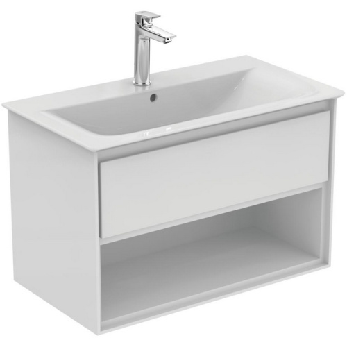 Тумба с раковиной подвесная Ideal Standard Connect Air E0827 80 см с 1-м ящиком - фото 1
