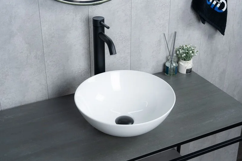 Раковина GID Esfera 9081W 36 см белая - фото 3