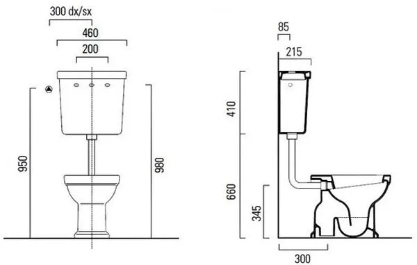 Бачок для унитаза на средней трубе GSI CLASSIC index_1 - фото 4