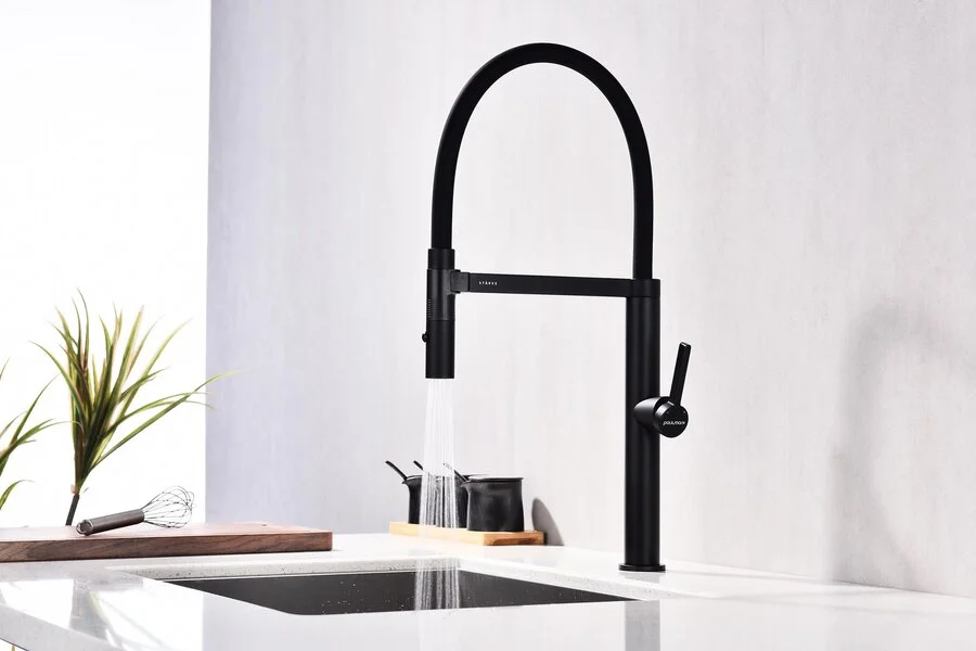 Смеситель для кухни Paulmark Leader антрацит, на мойку, на столешницу - фото 6