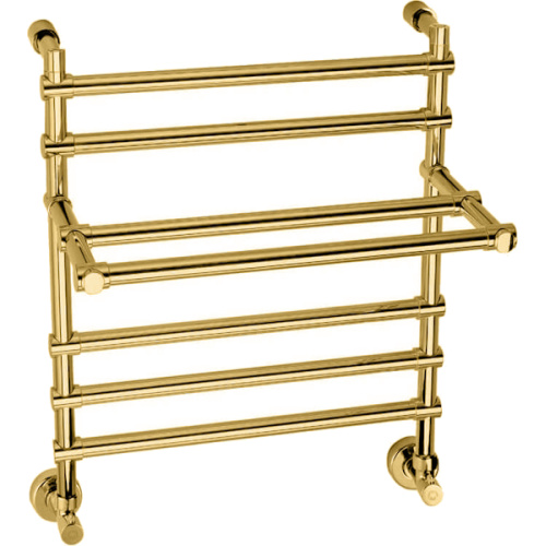 Полотенцесушитель водяной цвет:золото Margaroli 452 с полкой - фото 3