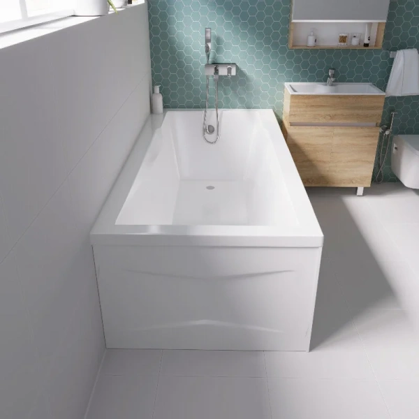 Ванна акриловая 1MarKa Raguza 01ра1880кс2+, 180 x 80 см, цвет белый, без гидромассажа - фото 6