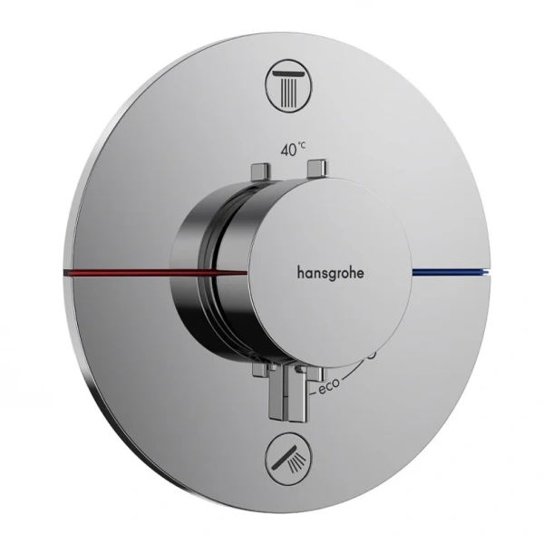 Смеситель для душа Hansgrohe ShowerSelect черный матовый - фото 4