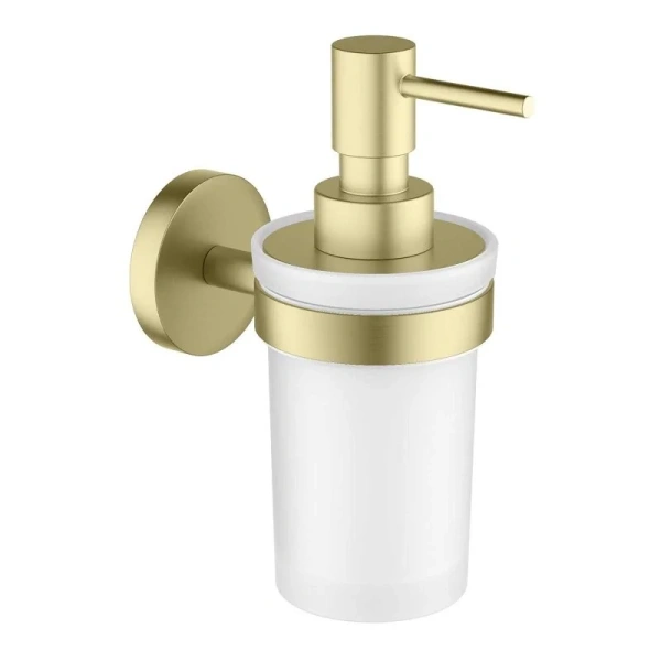 Дозатор для мыла Акватек Европа золото шлифованное - фото 1