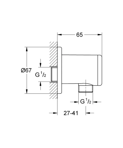 Подключение для душевого шланга Grohe Relexa 28626000 - фото 2