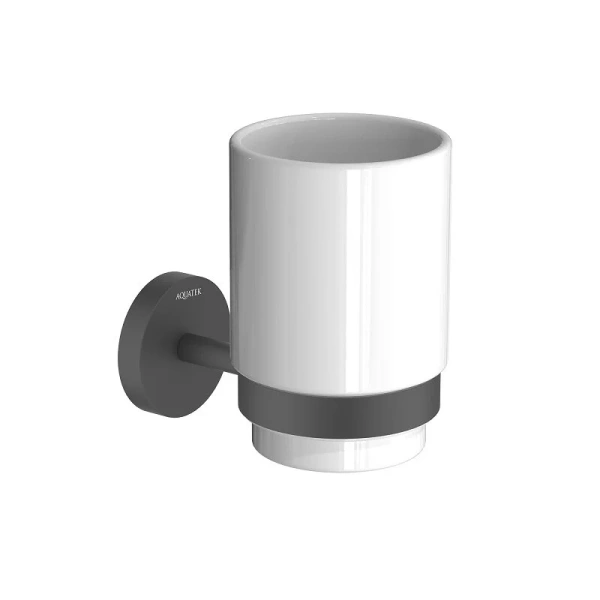 Стакан для ванной Акватек Бетта хром - фото 4