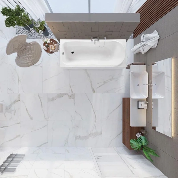 Ванна акриловая Vagnerplast Penelope 170×70 см прямоугольная - фото 3