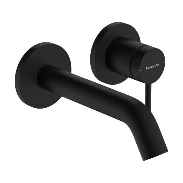 Смеситель для раковины Hansgrohe Tecturis S матовый черный - фото 1
