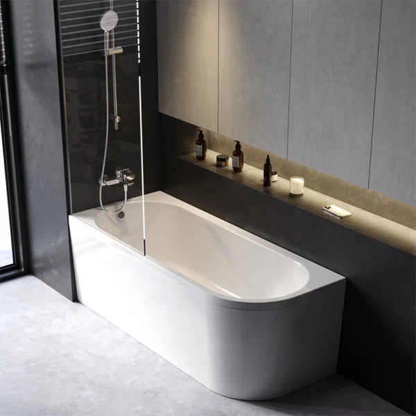 Ванна акриловая Am.Pm X-Joy 170х70 см левосторонняя - фото 4