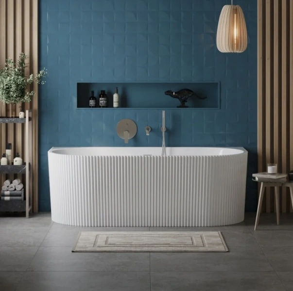 Ванна акриловая BelBagno 170x80 см пристенная белая - фото 1