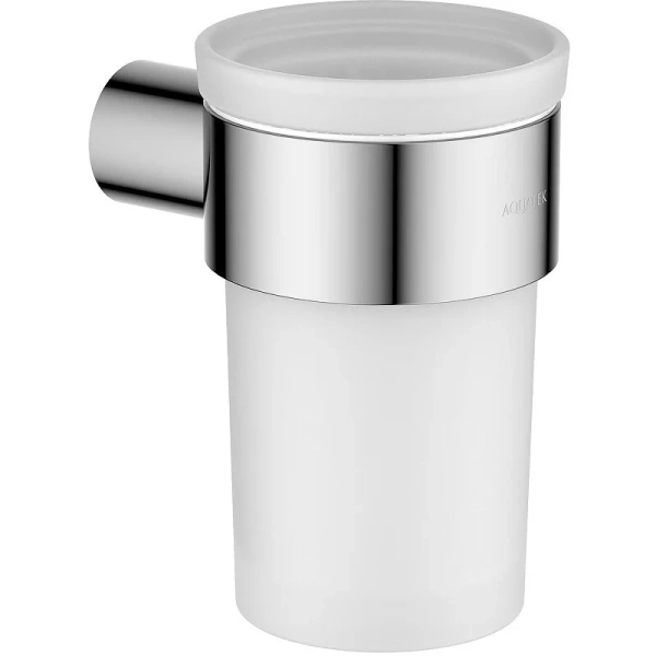 Стакан для ванной Акватек Лира хром - фото 1