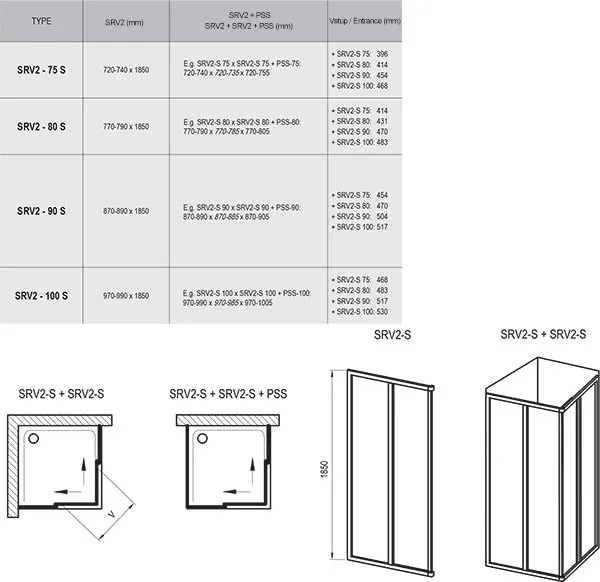 Схема, с низким поддоном, со средним поддоном - фото 9