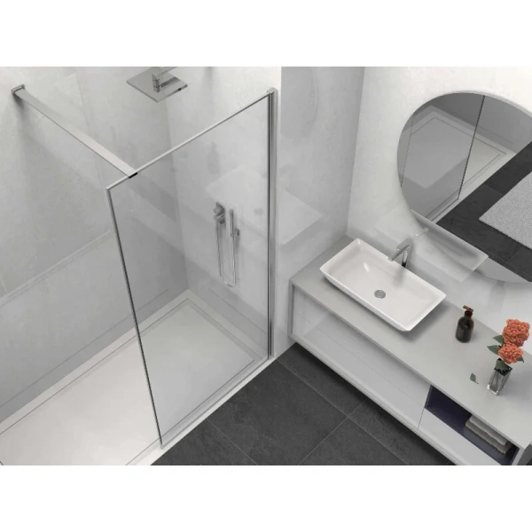 Душевая перегородка Vincea Walk-In HS 80 см профиль хром - фото 3