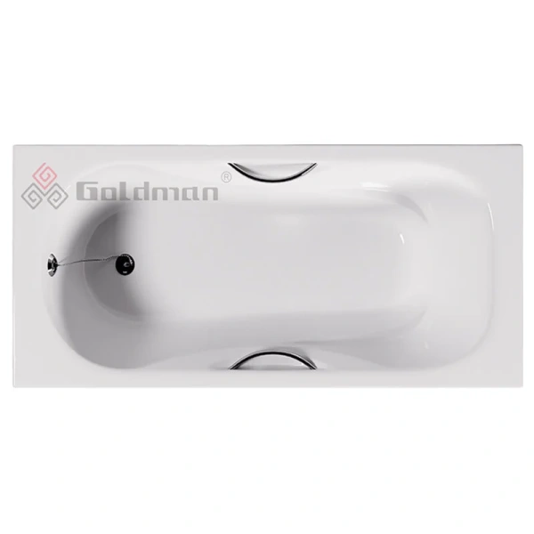 Ванна чугунная Goldman Donni, 170 х 80 см, белая, DN17080 - фото 1