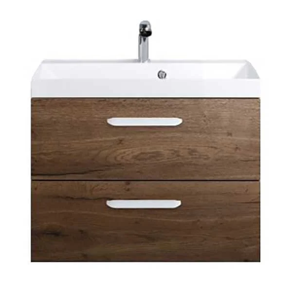 Тумба под раковину подвесная BelBagno Aurora 70 см rovere tabacco - фото 1