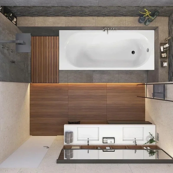 Ванна акриловая Vagnerplast Kasandra 175×70 см белая - фото 2