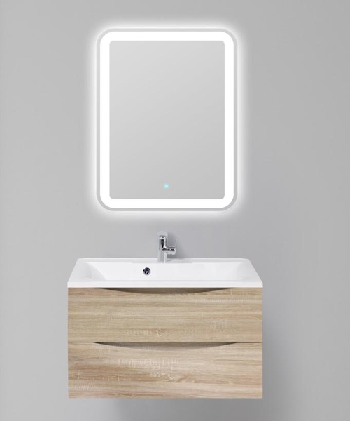 Тумба под раковину подвесная BelBagno Marino 100 см rovere bianco - фото 2
