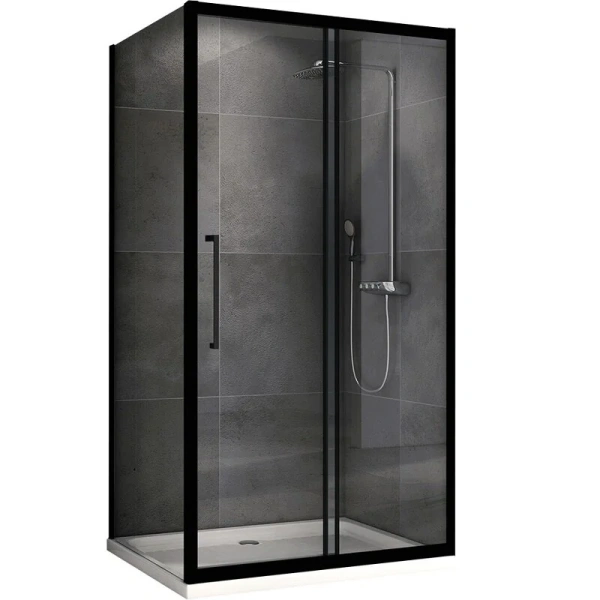 Душевой уголок Abber Schwarzer Diamant AG30130H-S90 130x90 см прямоугольный