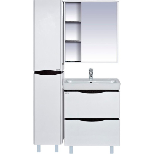 Тумба для раковины, цвет белый/чёрный, Misty Венера, недорогo - фото 3