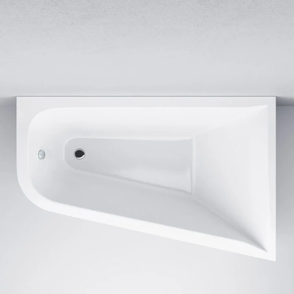 Ванна акриловая Am.Pm Spirit 160х100 см правосторонняя, без гидромассажа, большие - фото 5