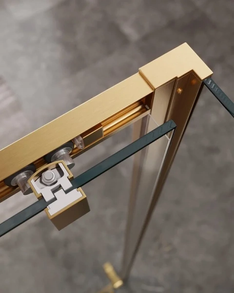 Душевой уголок Cezares Molveno 150х90 см рифленое стекло - фото 4