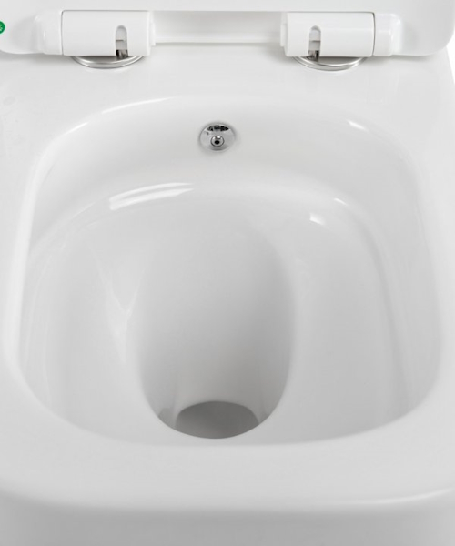 Унитаз подвесной BelBagno Kraft с функцией биде, недорогие, безободковые, сиденье с микролифтом , с антивсплеском, c функцией биде - фото 5