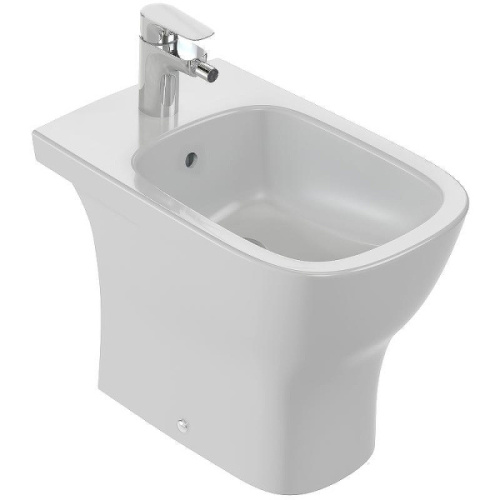 Биде напольное Jacob Delafon Struktura горизонтальный выпуск - фото 1