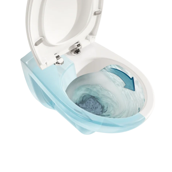 Унитаз подвесной VitrA S10 безободковый, современные, hi-tech, круглые - фото 5