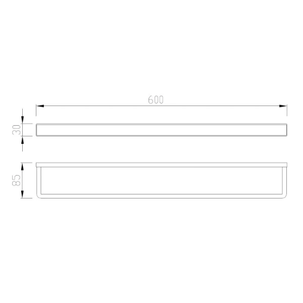 Полотенцедержатель Abber Westen золото матовое, современные, hi-tech - фото 2