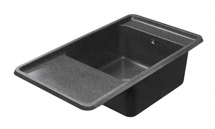 Мойка для кухни Акватон Беллис 87 см графит, с одной основной чашей - фото 7