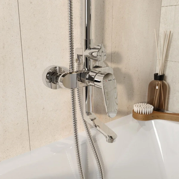 Душевая стойка IDDIS Optima Home хром - фото 3