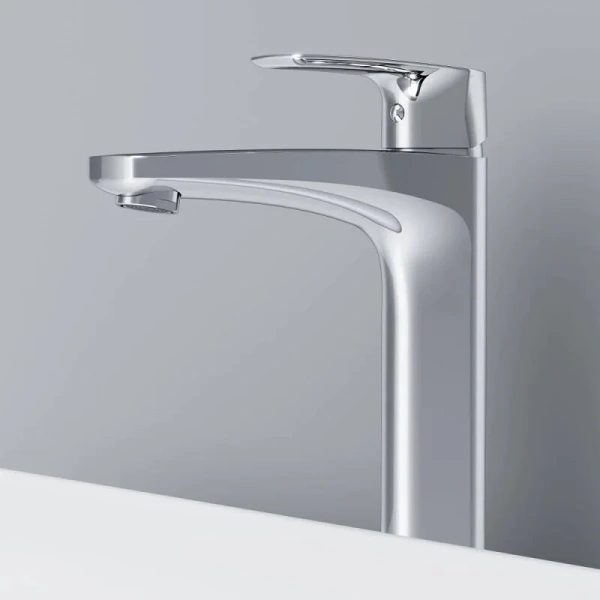 Смеситель для раковины AM.PM Gem с донным клапаном хром, на столешницу - фото 6