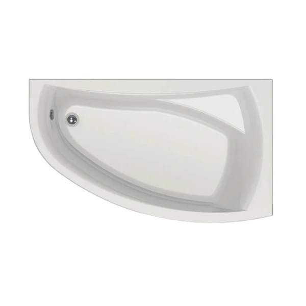 Акриловая ванна Eurolux Como, 170 х 100 см, белая, L/R - фото 1