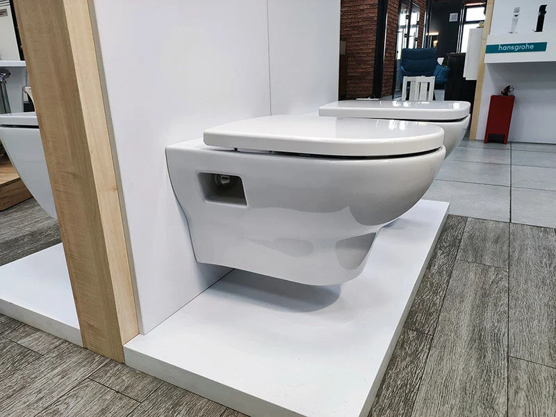 Унитаз подвесной Hansgrohe GladeLake S белый, безободковые, сиденье с микролифтом , с антивсплеском - фото 5