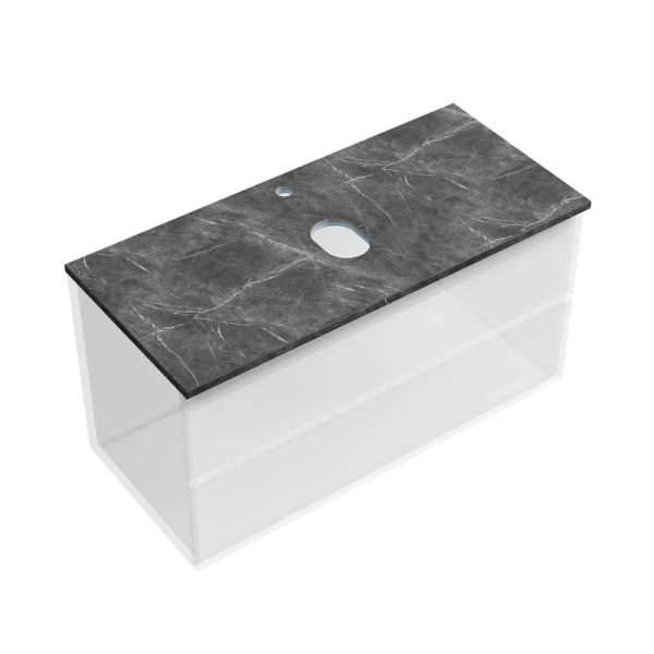 Столешница Sancos 100 см с отверстием под смеситель black sky index_1 - фото 3